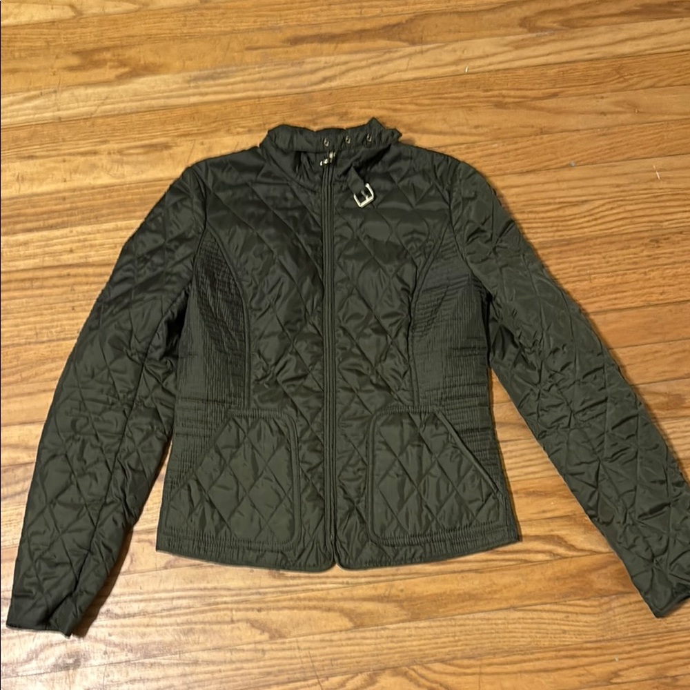 Women's Quilted Lightweight Jacket in Olive Green